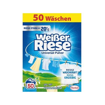 Weißer Riese Universal Waschmittel Pulver, 2,5 kg Weißer Riese Universal Waschmittel Pulver, 2,5 kg