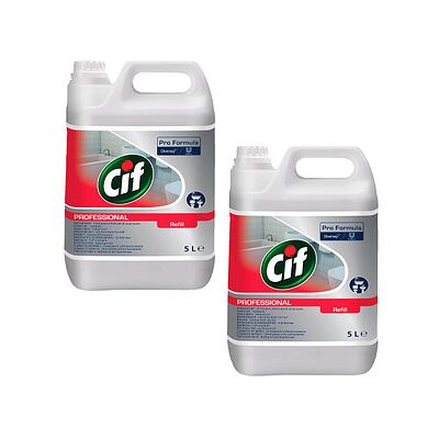 Cif PROFESSIONAL Refill Badreiniger 2x 5 l, 2 St. Cif PROFESSIONAL Refill Badreiniger 2x 5 l, 2 St.