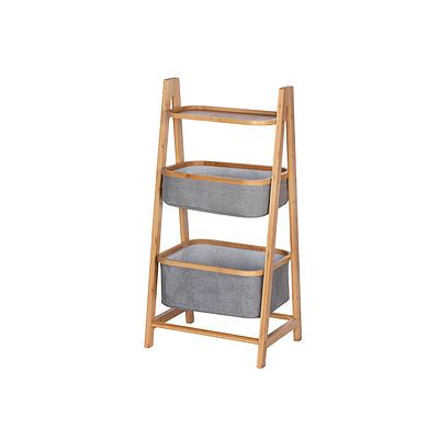 WENKO Beistellregal Bahari braun, grau 44,0 x 34,0 x 91,0 cm, 1 St. WENKO Beistellregal Bahari braun, grau 44,0 x 34,0 x 91,0 cm, 1 St.