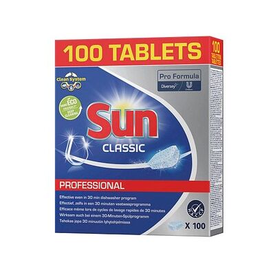 Sun PROFESSIONAL CLASSIC Spülmaschinentabs 100 St., 100 St. Sun PROFESSIONAL CLASSIC Spülmaschinentabs 100 St., 100 St.