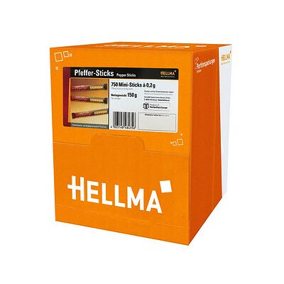 HELLMA Pfeffersticks Gewürz, 750 St. HELLMA Pfeffersticks Gewürz, 750 St.