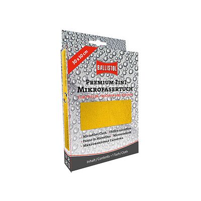 BALLISTOL Premium 2in1 Mikrofasertuch Polyester 60 °C waschbar, 1 St. BALLISTOL Premium 2in1 Mikrofasertuch Polyester 60 °C waschbar, 1 St.