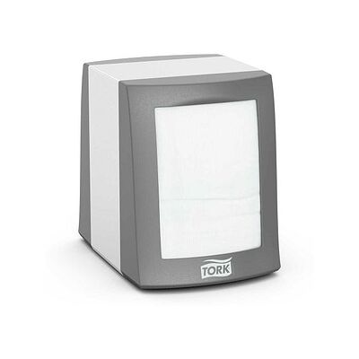 TORK Serviettenspender Fastfold N4 271800 grau, aluminium Metall, 1 St. TORK Serviettenspender Fastfold N4 271800 grau, aluminium Metall, 1 St.