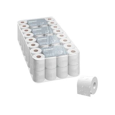 KATRIN Toilettenpapier Plus 3-lagig, 64 Rollen KATRIN Toilettenpapier Plus 3-lagig, 64 Rollen