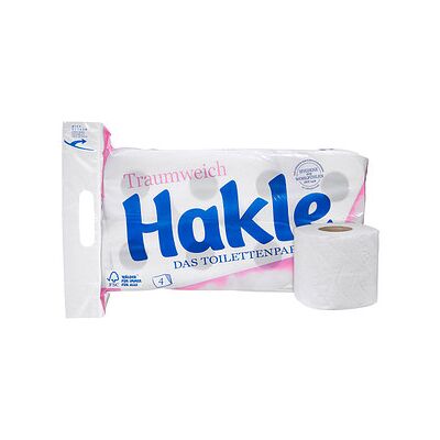 Hakle Toilettenpapier Traumweich 4-lagig, 8 Rollen Hakle Toilettenpapier Traumweich 4-lagig, 8 Rollen
