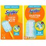 Swiffer DUSTER STAUBMAGNET KIT Staubfangtücher Mikrofaser, 1 Set weiß/ blau