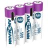 4 ANSMANN Akkus 500 Micro AAA 400 mAh