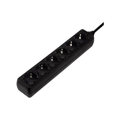 hama 6-fach Steckdosenleiste 1,4 m schwarz hama 6-fach Steckdosenleiste 1,4 m schwarz