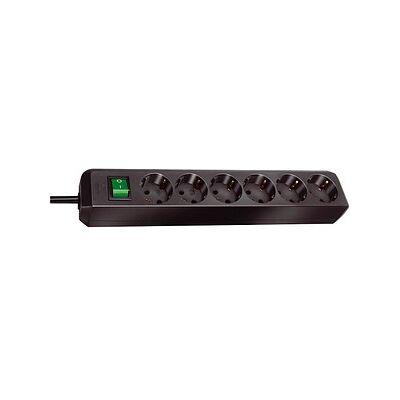 Brennenstuhl Steckdosenleiste 6-fach mit Schalter 1,4 m schwarz - Power Strip Brennenstuhl Steckdosenleiste 6-fach mit Schalter 1,4 m schwarz - Power Strip