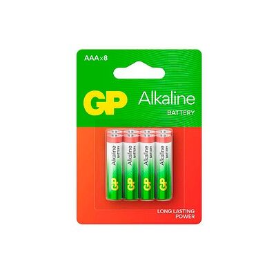 GP Batterien Long Lasting Power Alkaline Micro AAA 1,5 V, 8 St. GP Batterien Long Lasting Power Alkaline Micro AAA 1,5 V, 8 St.