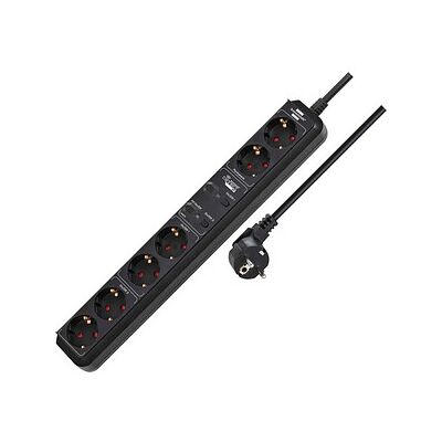 brennenstuhl Connect Eco-Line 6-fach Steckdosenleiste 1,5 cm schwarz brennenstuhl Connect Eco-Line 6-fach Steckdosenleiste 1,5 cm schwarz