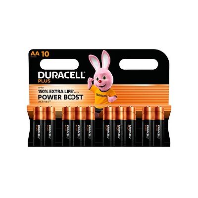 DURACELL Batterien PLUS Alkali-Mangan Mignon AA 1,5 V, 10 St. DURACELL Batterien PLUS Alkali-Mangan Mignon AA 1,5 V, 10 St.
