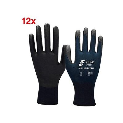 NITRAS SAFETY unisex Arbeitshandschuhe 8815 Flexible Fit MF blau Größe 7, 12 Paar NITRAS SAFETY unisex Arbeitshandschuhe 8815 Flexible Fit MF blau Größe 7, 12 Paar