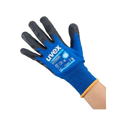 uvex unisex Arbeitshandschuhe phynomic WET blau Größe 9, 1 Paar uvex unisex Arbeitshandschuhe phynomic WET blau Größe 9, 1 Paar