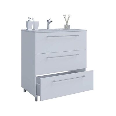 VCM my bath Badmöbel-Set 2-teilig Schubo 914850 weiß 60,0 x 46,0 x 86,0 cm VCM my bath Badmöbel-Set 2-teilig Schubo 914850 weiß 60,0 x 46,0 x 86,0 cm