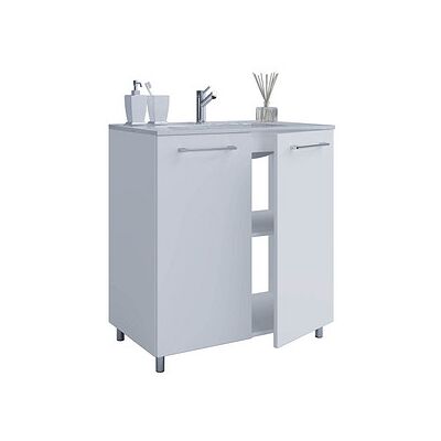 VCM my bath Badmöbel-Set 2-teilig Gilos 914865 weiß 80,0 x 46,0 x 86,0 cm VCM my bath Badmöbel-Set 2-teilig Gilos 914865 weiß 80,0 x 46,0 x 86,0 cm