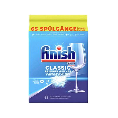 finish CLASSIC Spülmaschinen-Pulver 1,3 kg, 1 St. finish CLASSIC Spülmaschinen-Pulver 1,3 kg, 1 St.