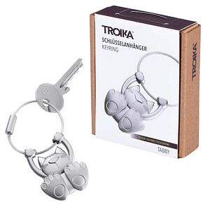 TROIKA® Schlüsselanhänger TABBY silber TROIKA® Schlüsselanhänger TABBY silber