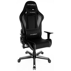 DXRacer Gaming Stuhl Racer Modell P, OH-PG08-NG Kunstleder schwarz grau/schwarz