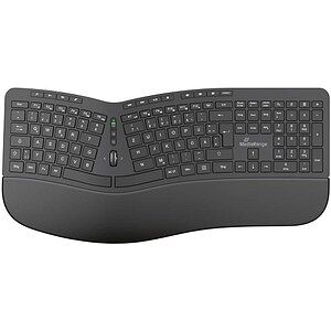 MediaRange MROS279 ergonomische Tastatur kabellos schwarz MediaRange MROS279 ergonomische Tastatur kabellos schwarz