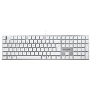 CHERRY KC 200 MX Tastatur kabelgebunden weiß-silber CHERRY KC 200 MX Tastatur kabelgebunden weiß-silber