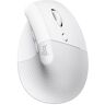 Logitech Lift Maus ergonomisch kabellos weiß weiß