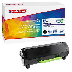 Edding Edd-6052 Recycelter Schwarzer Toner für Lexmark 50F2000 - Toner Edding Edd-6052 Recycelter Schwarzer Toner für Lexmark 50F2000 - Toner