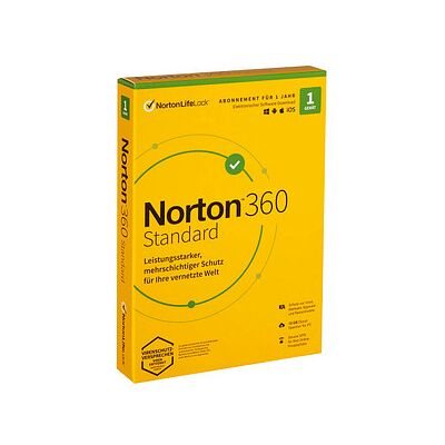 Norton 360 Standard Sicherheitssoftware Vollversion (PKC) Norton 360 Standard Sicherheitssoftware Vollversion (PKC)