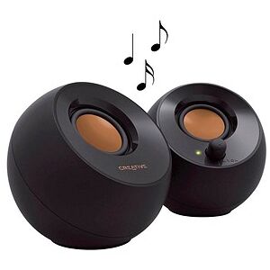 CREATIVE Pebble Lautsprecher schwarz CREATIVE Pebble Lautsprecher schwarz