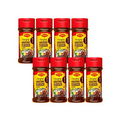 Maggi® gebratenes Fleisch mit Pfeffer Gewürzmischung, 8x 78,0 g Maggi® gebratenes Fleisch mit Pfeffer Gewürzmischung, 8x 78,0 g