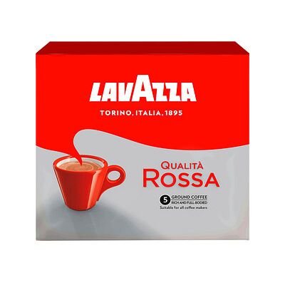 LAVAZZA Qualita Rossa Kaffee, gemahlen, Arabica- und Robustabohnen LAVAZZA Qualita Rossa Kaffee, gemahlen, Arabica- und Robustabohnen