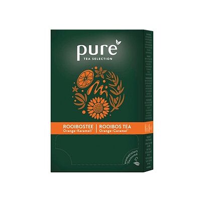 pure Rooibostee Orange und Karamell Tee 25 Portionen pure Rooibostee Orange und Karamell Tee 25 Portionen