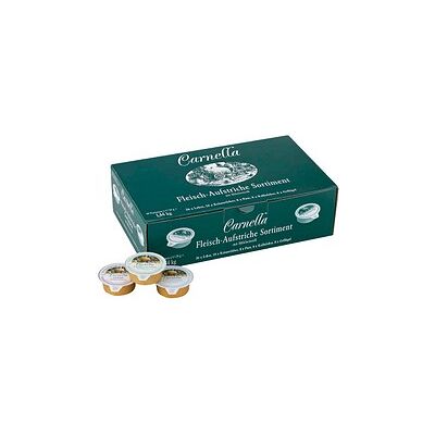 Carnella Fleisch-Sortiment Brotaufstrich, 60x 24,0 g Carnella Fleisch-Sortiment Brotaufstrich, 60x 24,0 g