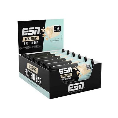 ESN® Designer Bar Almond Coconut 31 % Proteinriegel 12x 45,0 g, 12 St. ESN® Designer Bar Almond Coconut 31 % Proteinriegel 12x 45,0 g, 12 St.