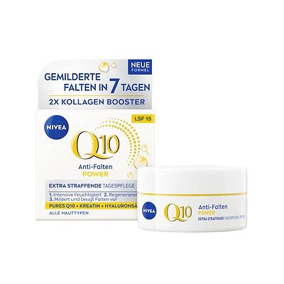 NIVEA Q10 Anti-Falten POWER LSF 15 Gesichtscreme 50,0 ml NIVEA Q10 Anti-Falten POWER LSF 15 Gesichtscreme 50,0 ml