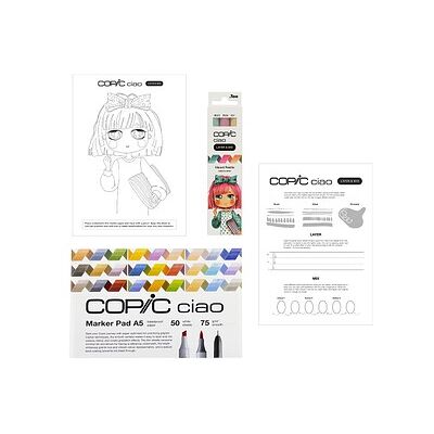 COPIC® Ciao Vibrant Palette Starter Layoutmarker-Set farbsortiert 1,0 + 6,0 mm, 1 Set COPIC® Ciao Vibrant Palette Starter Layoutmarker-Set farbsortiert 1,0 + 6,0 mm, 1 Set