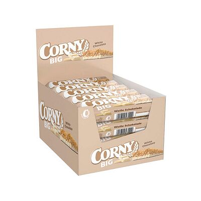 CORNY Weiße Schokolade Müsliriegel - Gesundes Energie-Riegel CORNY Weiße Schokolade Müsliriegel - Gesundes Energie-Riegel