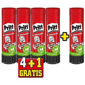 4 + 1 GRATIS: Pritt Klebestifte 43,0 g, 4 St. + GRATIS 1 St. 4 + 1 GRATIS: Pritt Klebestifte 43,0 g, 4 St. + GRATIS 1 St.