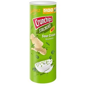 Crunchips Stacker Sour Cream Chips 175,0 g, 1 St. Crunchips Stacker Sour Cream Chips 175,0 g, 1 St.
