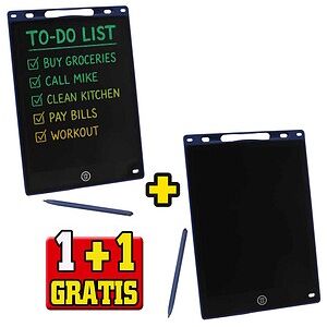 1 + 1 GRATIS: GENIE LCD-Schreibtafel GENIE WP 10 schwarz + GRATIS 1 St. 1 + 1 GRATIS: GENIE LCD-Schreibtafel GENIE WP 10 schwarz + GRATIS 1 St.