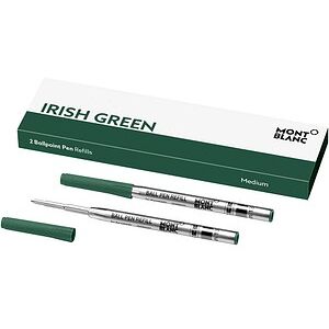 MONTBLANC Irish Green Kugelschreibermine M grün, 2 St. MONTBLANC Irish Green Kugelschreibermine M grün, 2 St.