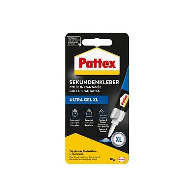 Pattex Ultra Gel Sekundenkleber 10,0 g, 1 St. Pattex Ultra Gel Sekundenkleber 10,0 g, 1 St.