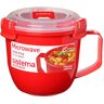 sistema® Mikrowellen-Suppentasse 10,7 cm hoch rot 565,0 ml rot