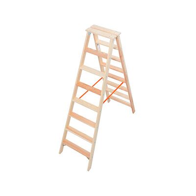 KRAUSE Stabilo Leiter 2x 8 Stufen, H: 190 cm - Stehleiter KRAUSE Stabilo Leiter 2x 8 Stufen, H: 190 cm - Stehleiter