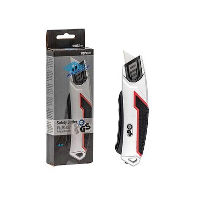 WEDO Cuttermesser Safety Plus Metall silber 19,0 mm, 1 St. WEDO Cuttermesser Safety Plus Metall silber 19,0 mm, 1 St.