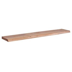 Wohnling Wandregal mit Baumkante Akazie Massivholz - 140 cm - rustikal Wohnling Wandregal mit Baumkante Akazie Massivholz - 140 cm - rustikal