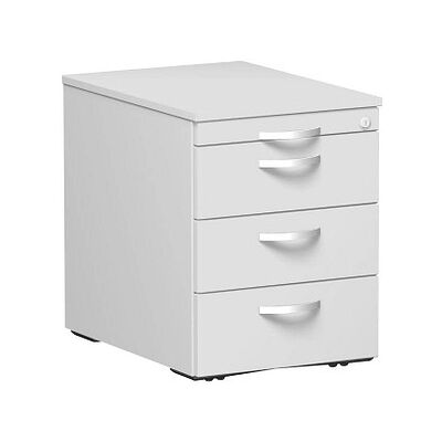 geramöbel Leichter Grauer Rollcontainer - 4 Schubladen geramöbel Leichter Grauer Rollcontainer - 4 Schubladen