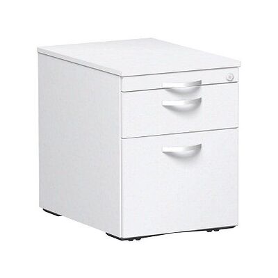 geramöbel Weiß 3-Drawer Rollcontainer geramöbel Weiß 3-Drawer Rollcontainer