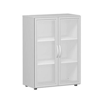 geramöbel Aktenschrank Flex S-383802-GTL Lichtgrau Satin Glas - Aktenschrank geramöbel Aktenschrank Flex S-383802-GTL Lichtgrau Satin Glas - Aktenschrank