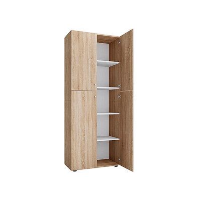 VCM Sonoma Büroschrank - 4 Fach - Serie Lona VCM Sonoma Büroschrank - 4 Fach - Serie Lona